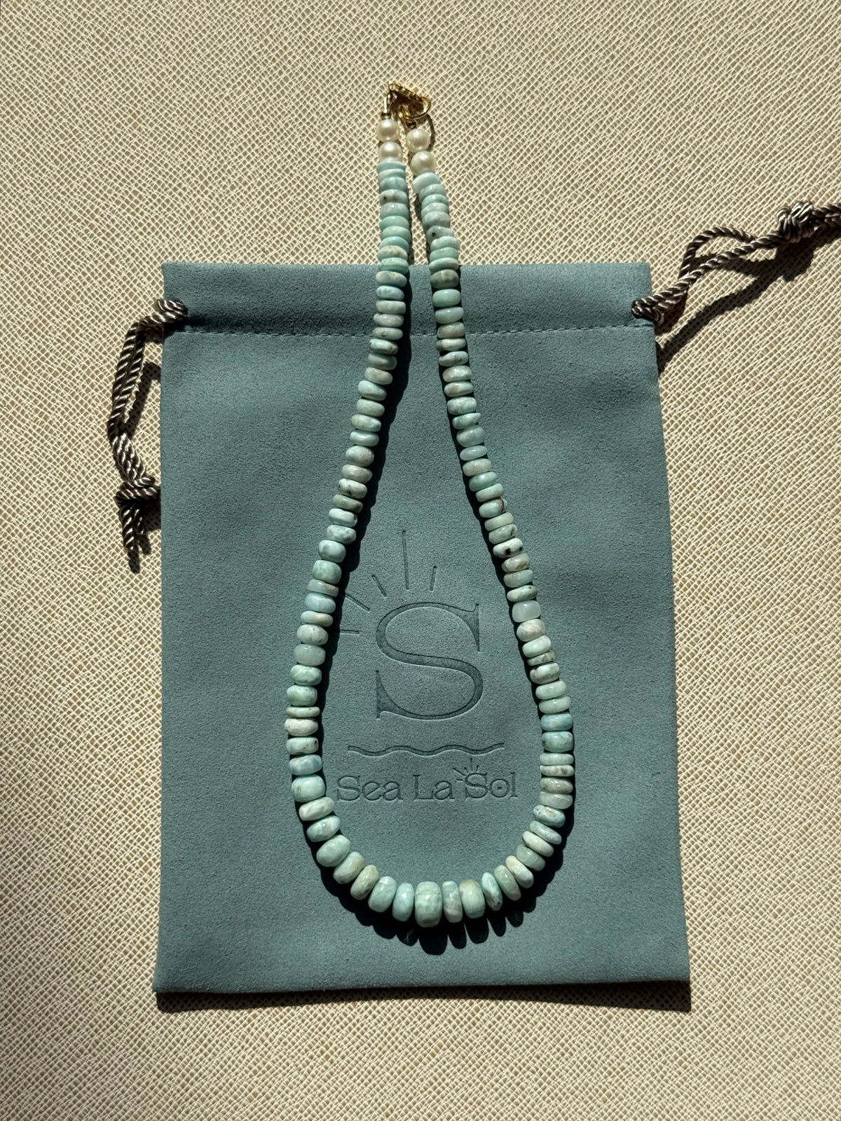 Larimar Stone Necklace