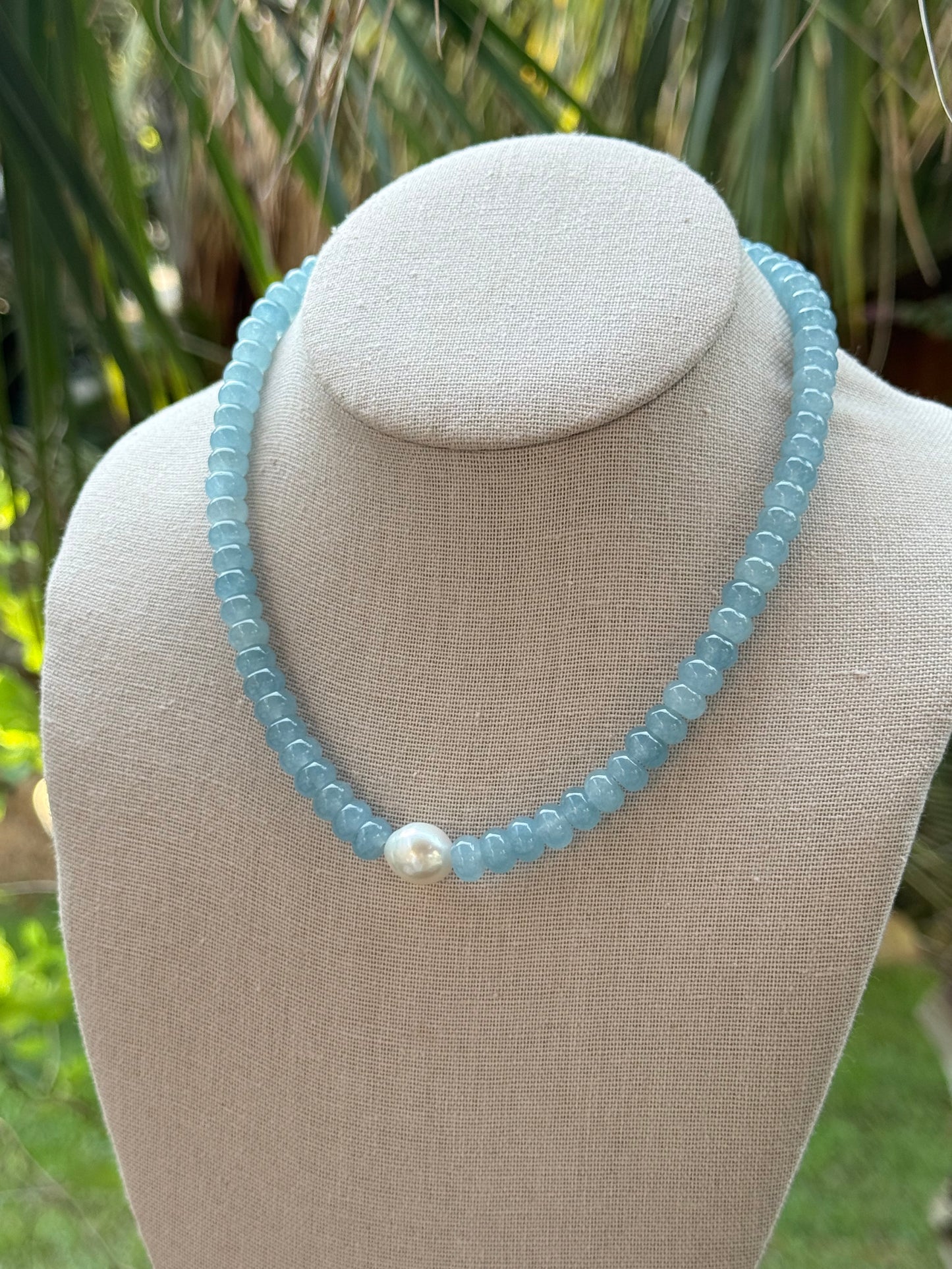 Blue Heron Necklace