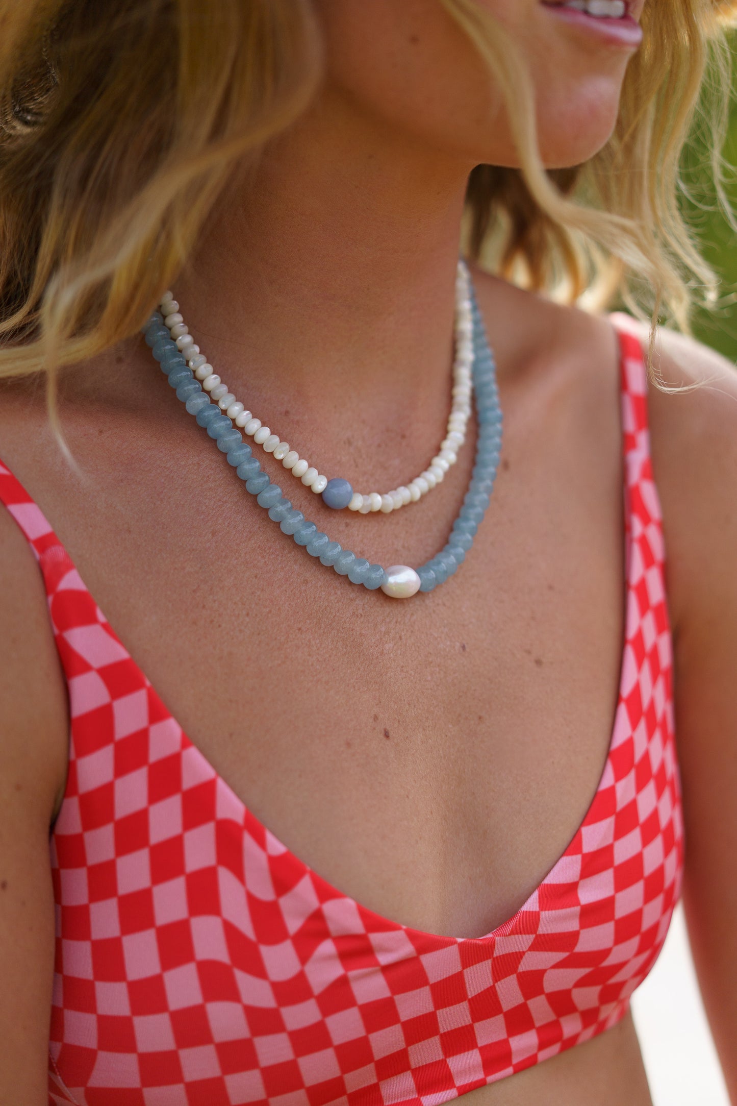 Blue Heron Necklace