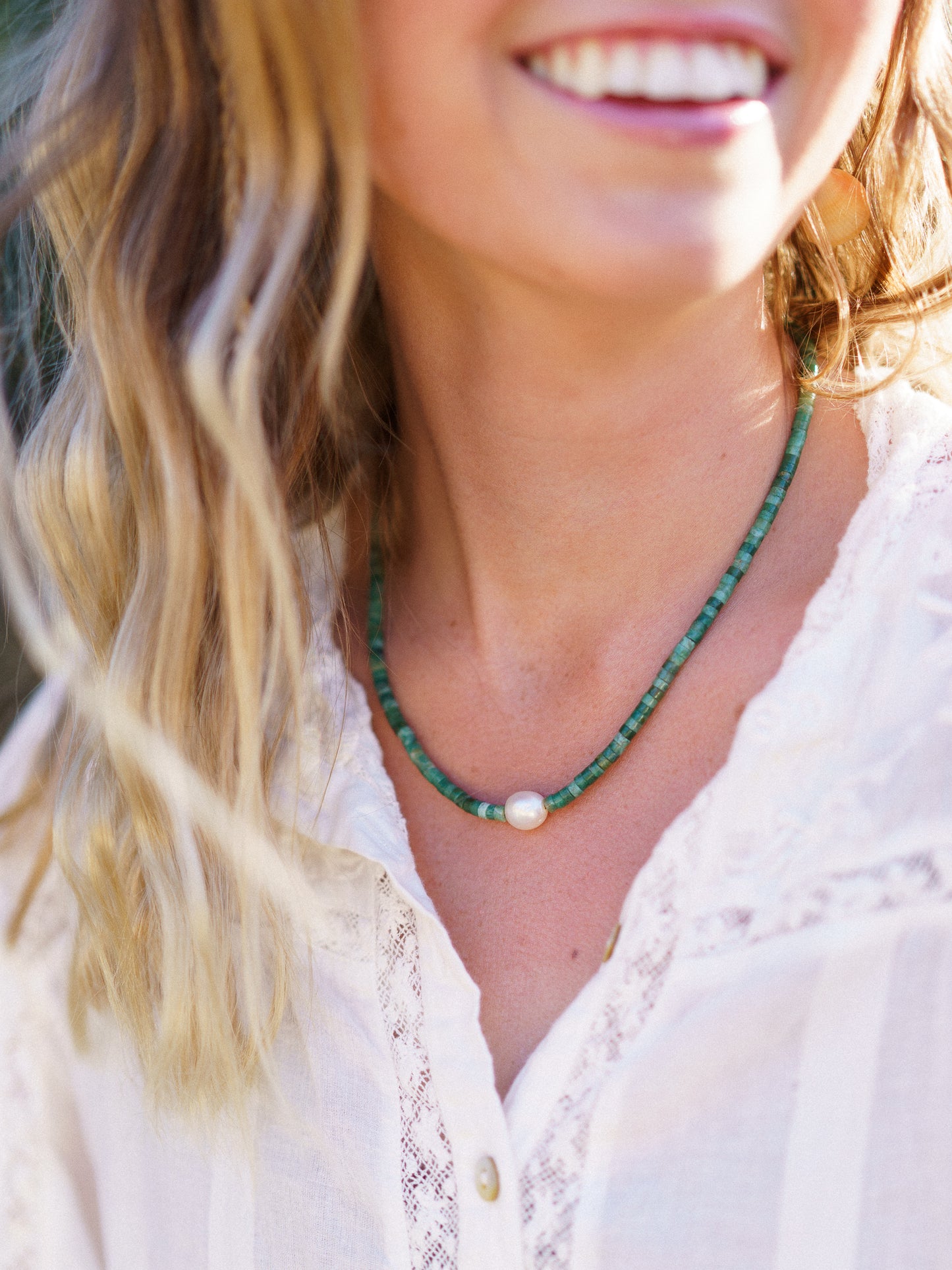 Verde Pearl Necklace