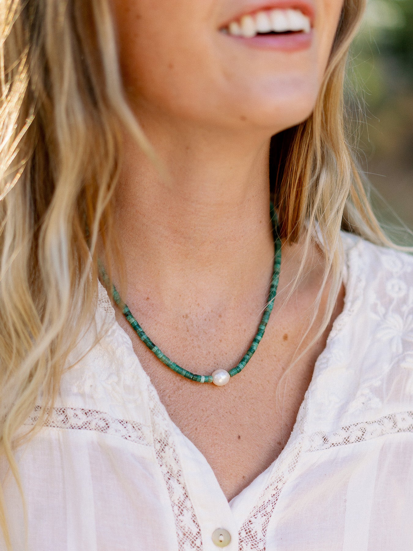 Verde Pearl Necklace