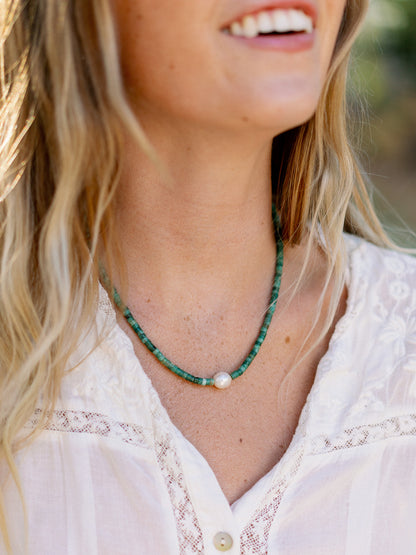 Verde Pearl Necklace