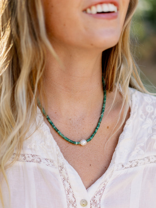 Verde Pearl Necklace