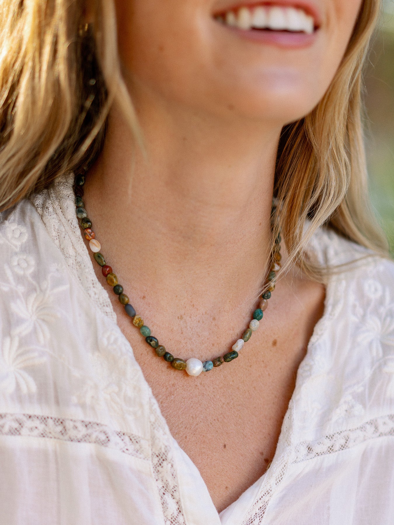 Cali Girl Stone Necklace