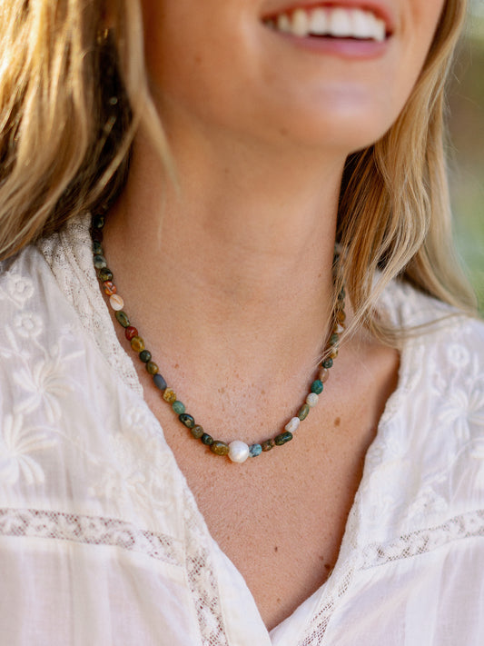 Cali Girl Stone Necklace