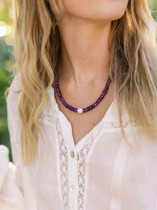The Mia Amethyst Necklace