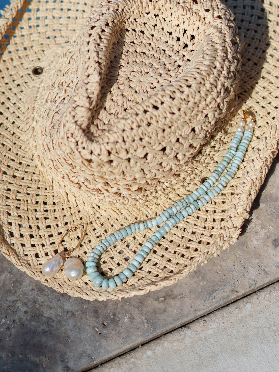 Larimar Stone Necklace